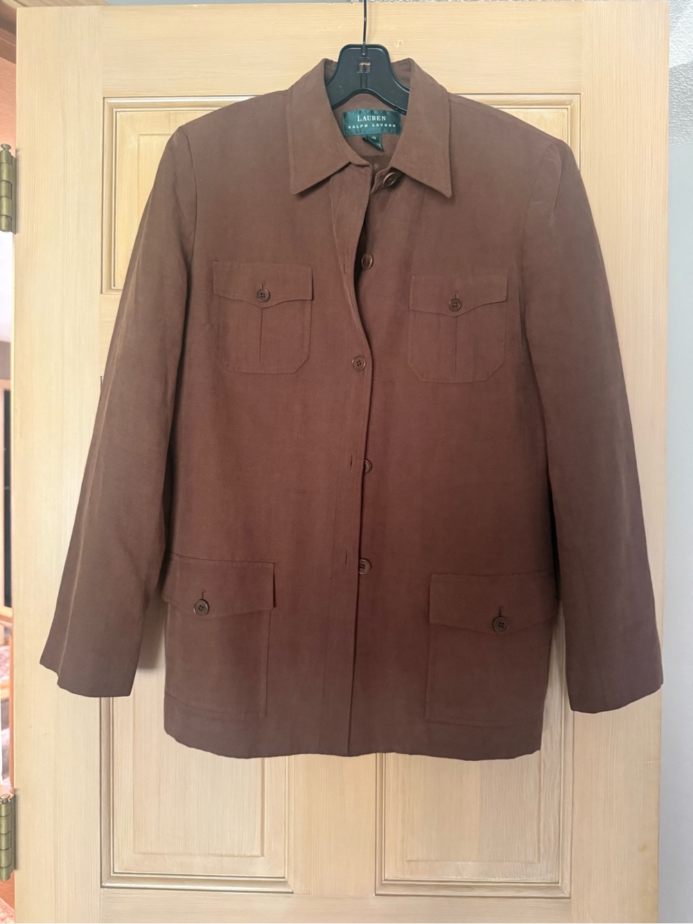 Ralph Lauren Chocolate Brown Four-Pocket Utility Jacket